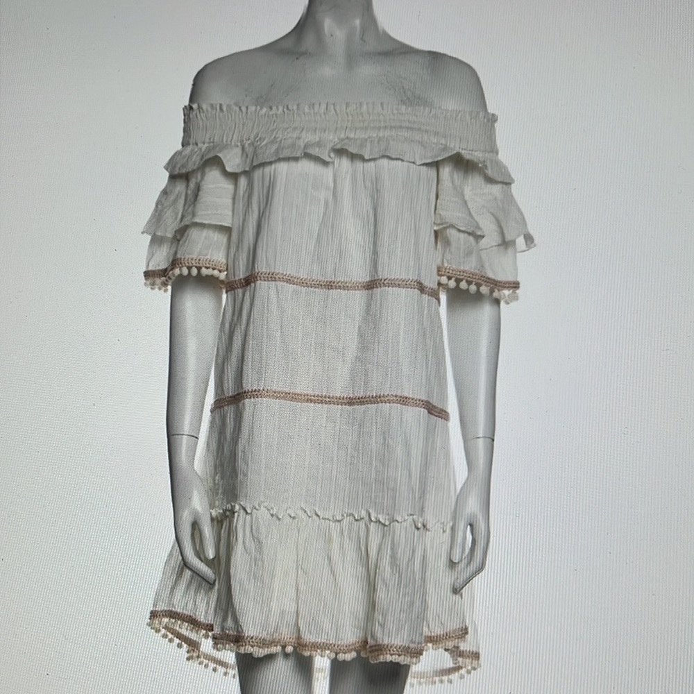 MISA LOS ANGELES Off The-Shoulder Mini Dress